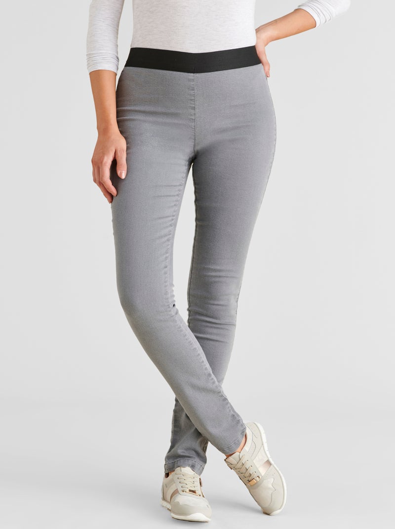 Legging denim extensible - Damart Gris - Kiabi