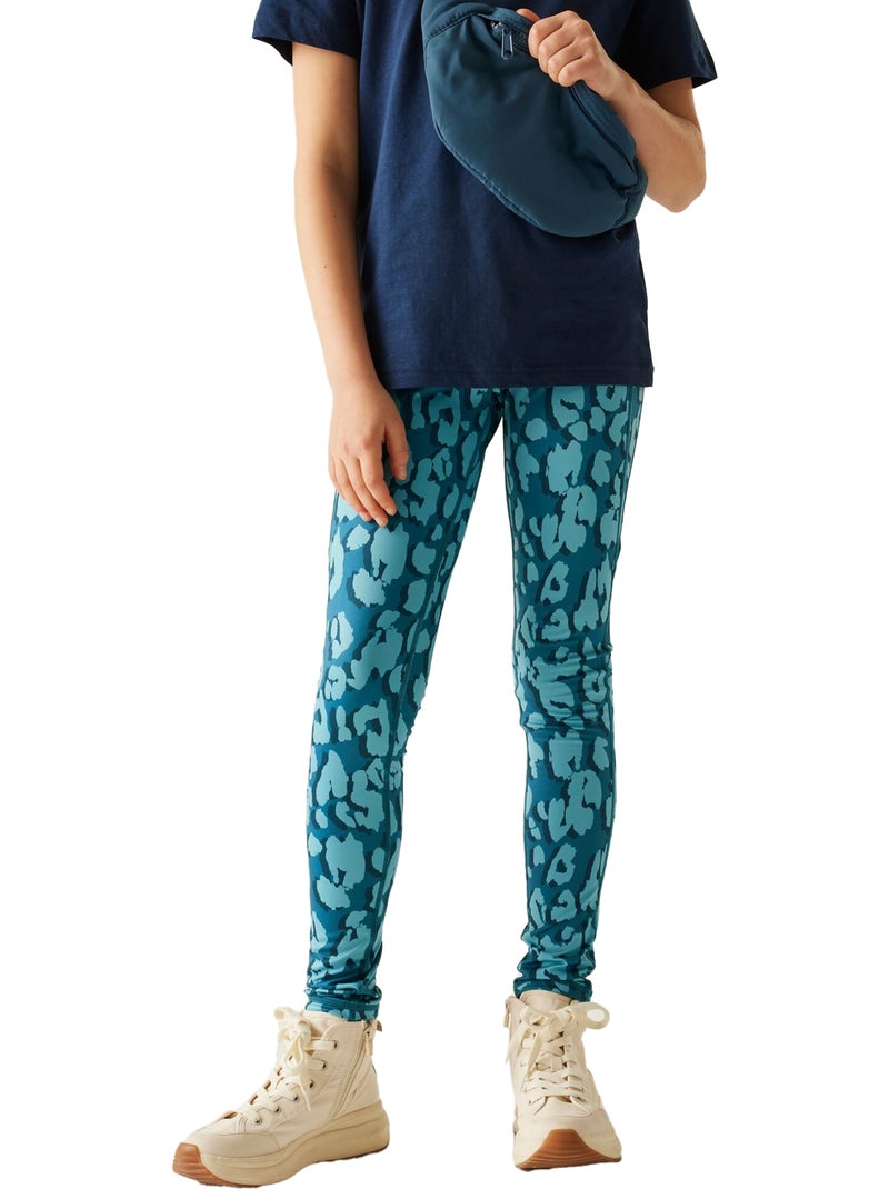 Legging d'hiver motif/style imprimé léopard barlia - dare 2b Bleu gris - Kiabi