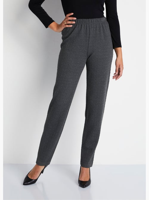 Legging droit ceinture élastiquée avec laine - Afibel - Kiabi