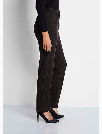 Legging droit ceinture élastiquée avec laine - Afibel