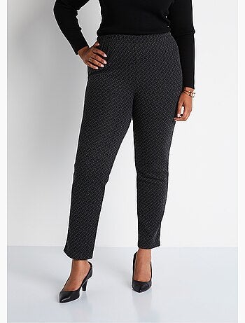 Legging droit ceinture élastiquée avec laine - Afibel