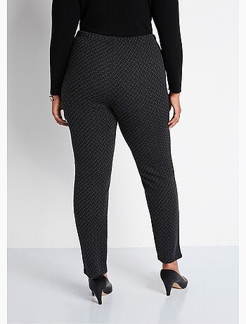 Legging droit ceinture élastiquée avec laine - Afibel