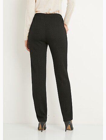 Legging droit ceinture élastiquée avec laine - Afibel