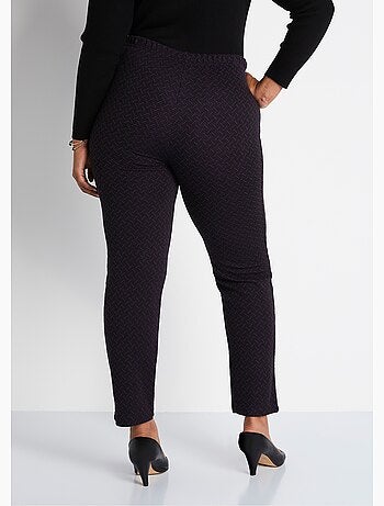 Legging droit ceinture élastiquée avec laine - Afibel