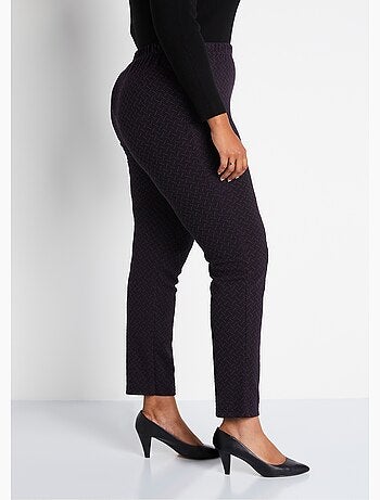 Legging droit ceinture élastiquée avec laine - Afibel