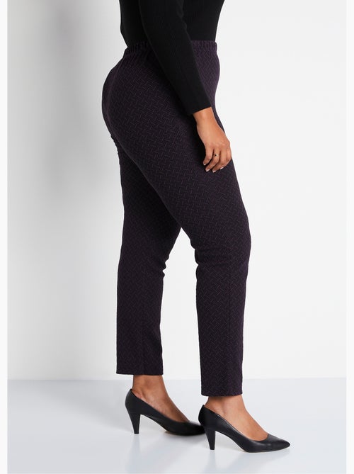 Legging droit ceinture élastiquée avec laine - Afibel - Kiabi Legging droit ceinture élastiquée avec laine - Afibel - Kiabi