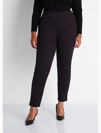 Legging droit ceinture élastiquée avec laine - Afibel