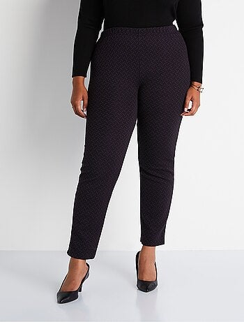 Legging droit ceinture élastiquée avec laine