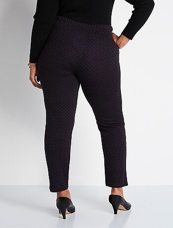 Legging droit ceinture élastiquée avec laine
