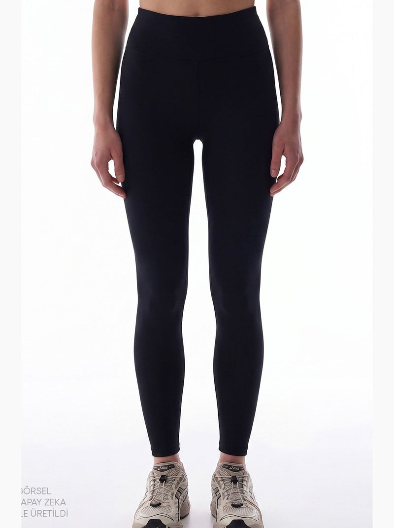 Legging easy feel longueur cheville taille haute penti Noir - Kiabi