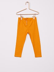 Leggings Pour Bebe Fille Jaune Kiabi