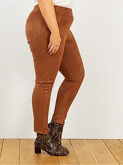 Legging effet daim - Kiabi