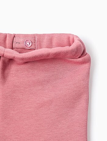 Legging en coton peigné à imprimé de fleurs