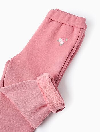 Legging en coton peigné à imprimé de fleurs