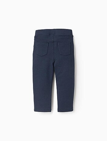 Legging en coton peigné avec poches décoratives