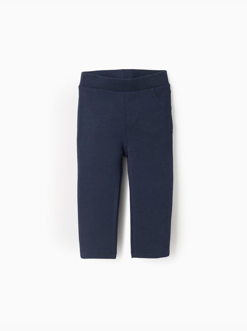 Legging en coton peigné avec poches décoratives - Kiabi