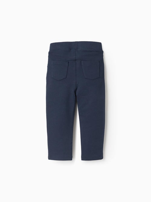 Legging en coton peigné avec poches décoratives - Kiabi