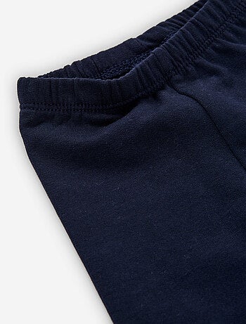 Legging en coton peigné avec taille élastique