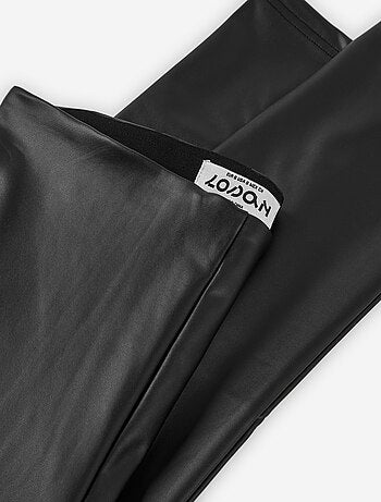 Legging en cuir synthétique