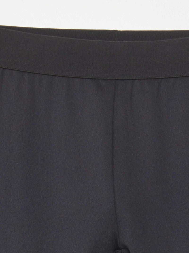 Legging en jersey noir - Kiabi