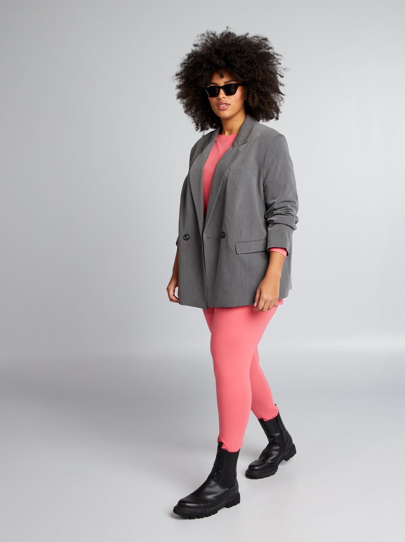 Legging en jersey uni Rose - Kiabi