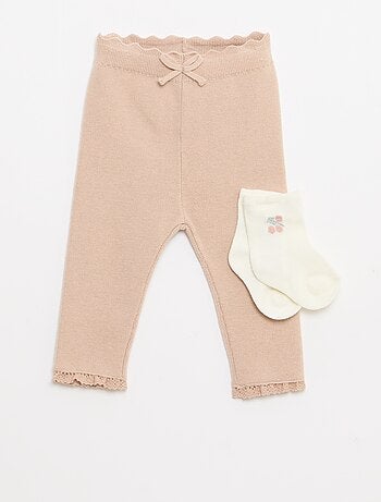 Legging en maille compacte