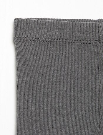 Legging en maille côtelée