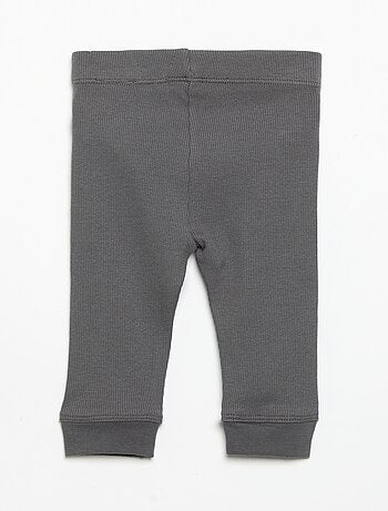 Legging en maille côtelée