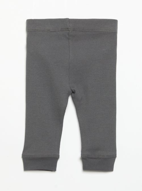 Legging en maille côtelée - Kiabi