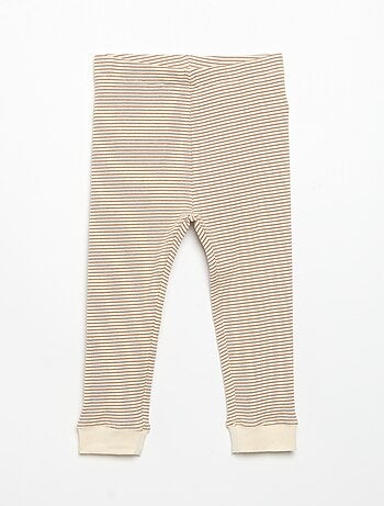 Legging en maille côtelée