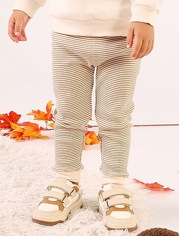 Legging en maille côtelée