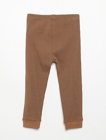 Legging en maille côtelée