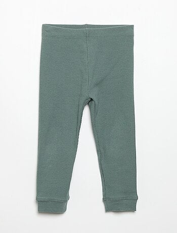 Legging en maille côtelée