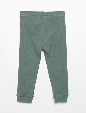 Legging en maille côtelée