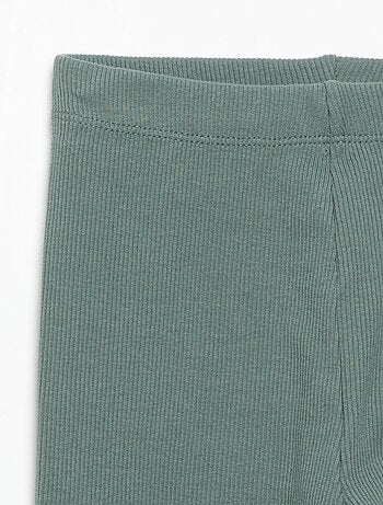 Legging en maille côtelée