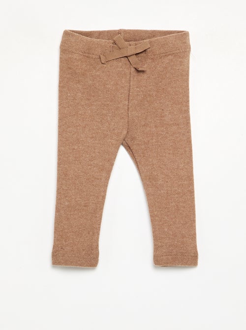 Legging en maille doudou - Kiabi