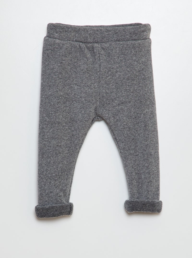 Legging en maille Gris - Kiabi