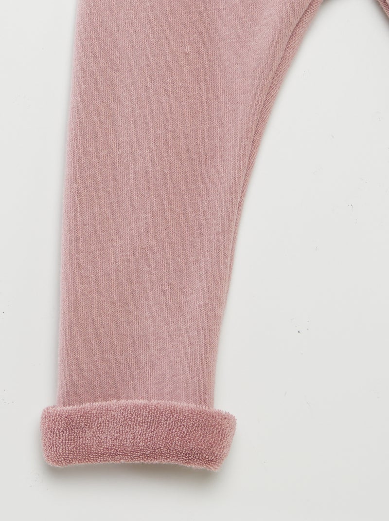 Legging en maille Rose - Kiabi