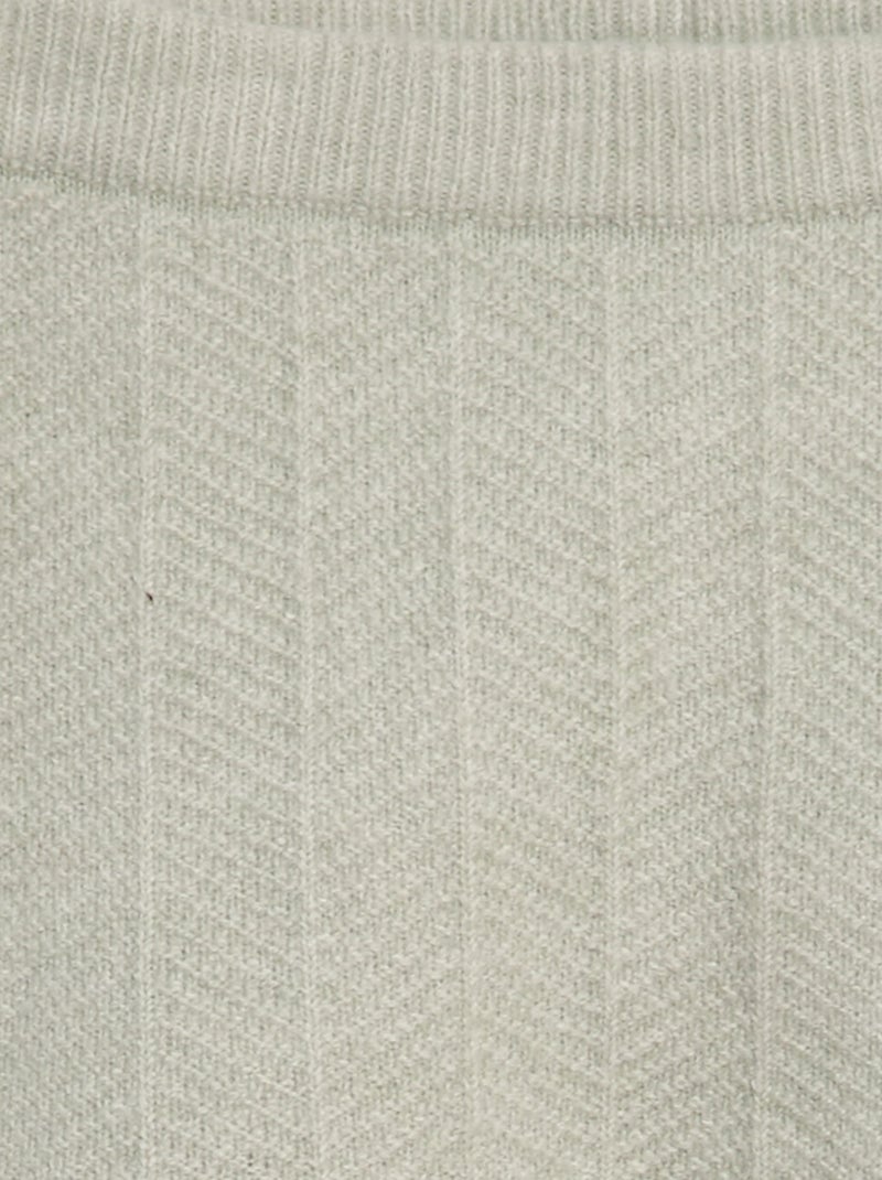 Legging en maille tricot Vert - Kiabi