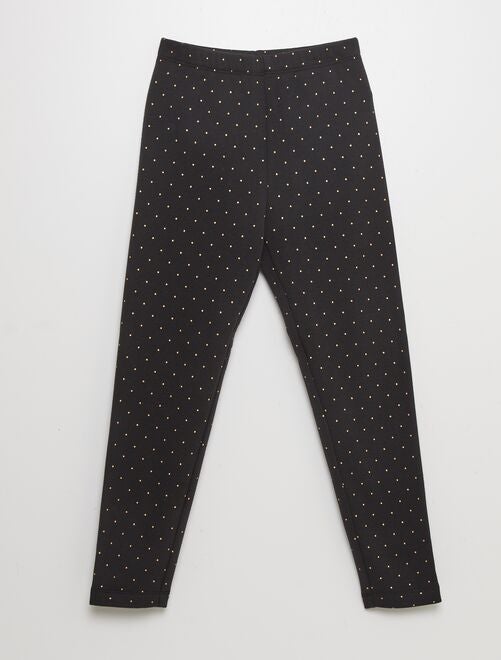 Legging en molleton à motif - Kiabi