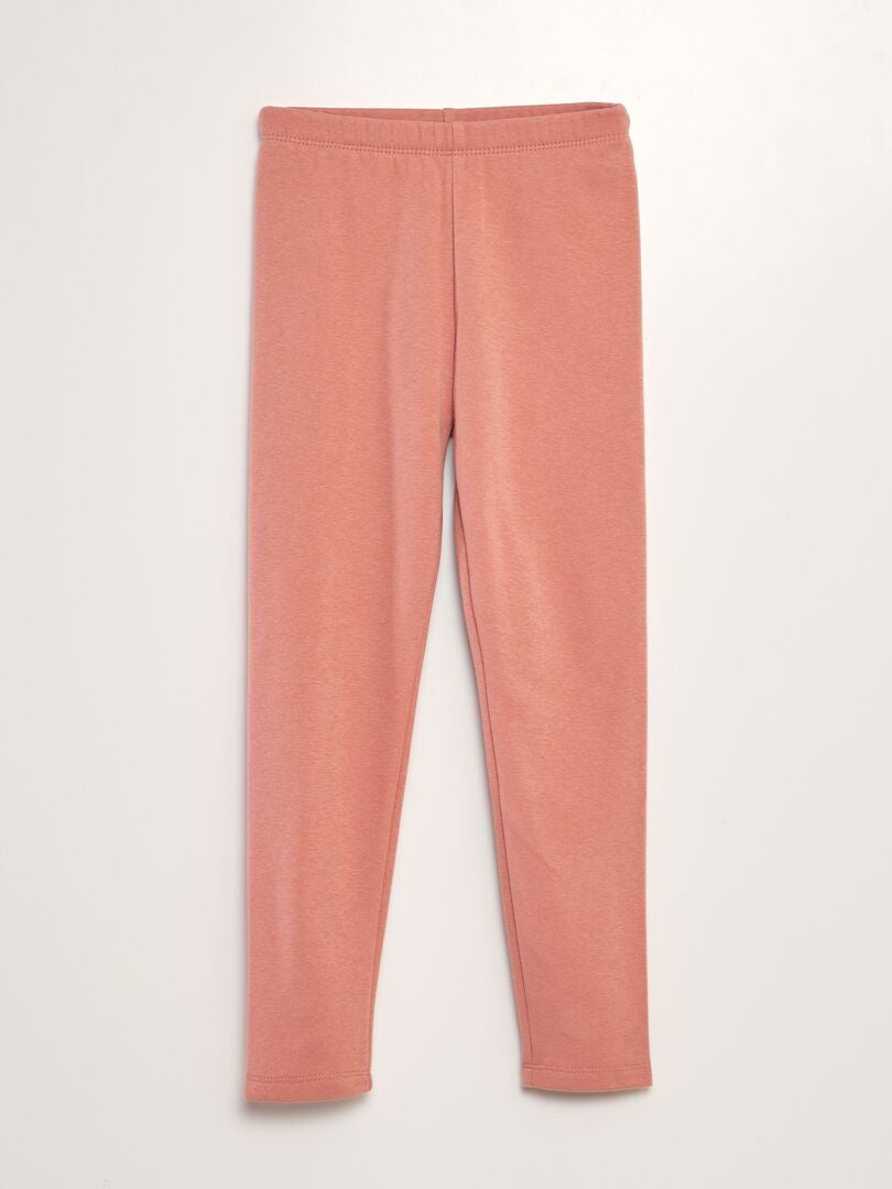 Legging en molleton chaud Rose - Kiabi