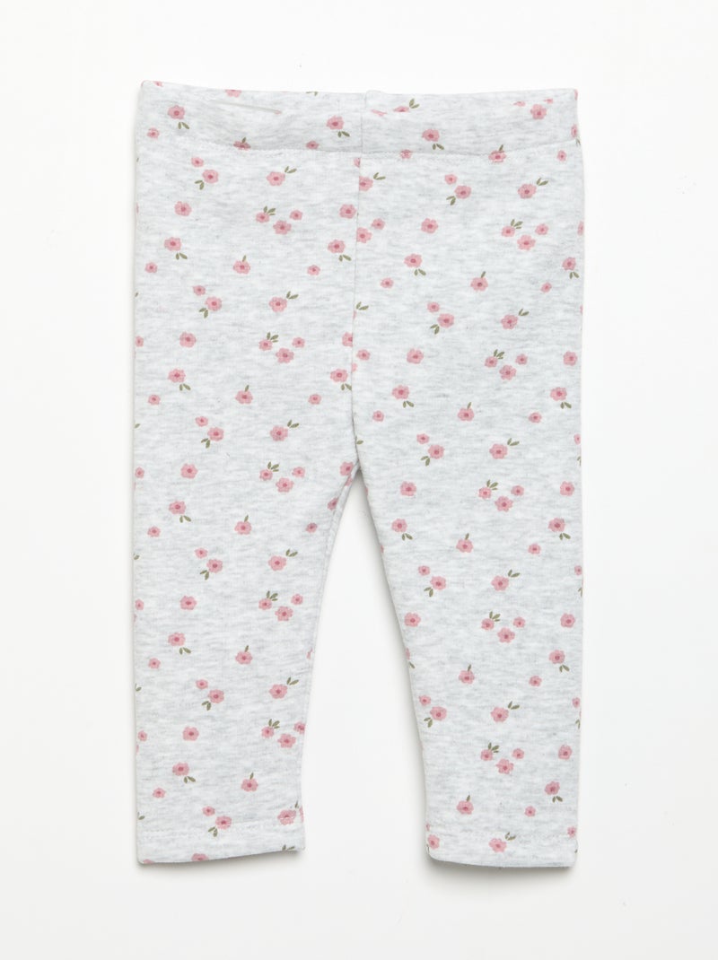 Legging en molleton Gris - Kiabi