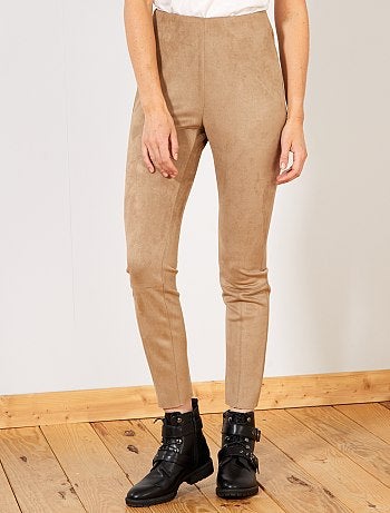 Legging en suédine - Kiabi