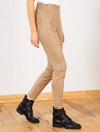 Legging en suédine - Kiabi