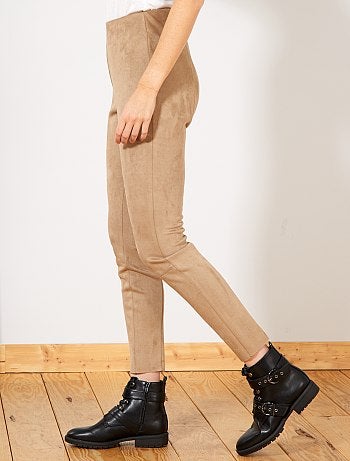Legging en suédine - Kiabi