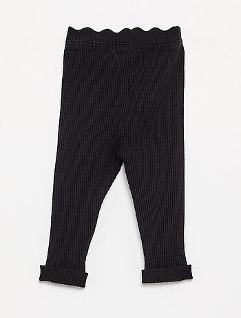 Legging en tricot avec nœud à la taille