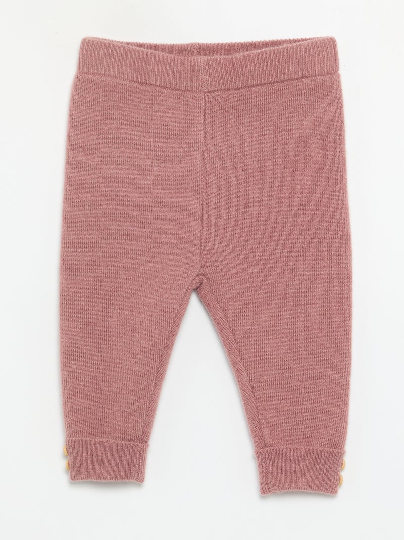 Legging en tricot Rose - Kiabi
