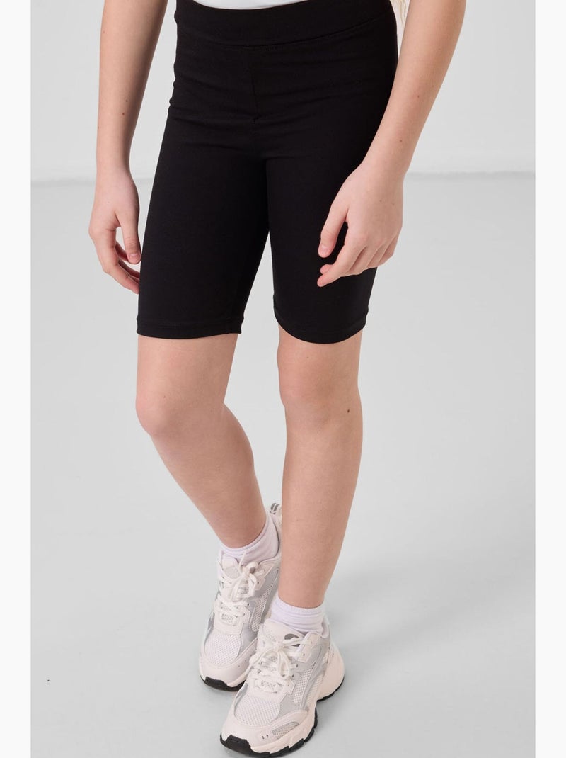 Legging enfant en coton tommy Noir - Kiabi