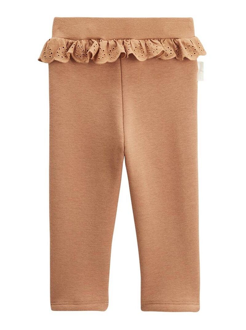 Legging enfant en molleton ultra chaud Chincha Camel - Kiabi