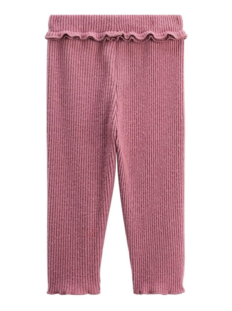 Legging enfant en tricot Matcha Rose - Kiabi